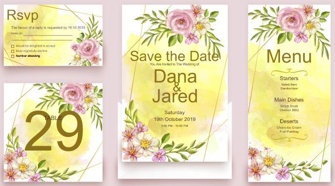 Mẫu thiệp cưới đẹp 27  Wedding Invitation file CDR  Diễn đàn chia sẻ file  thiết kế đồ họa miễn phí
