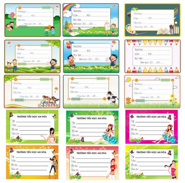 1672324 nhãn vở học sinh x7 - Chia sẻ & cung cấp file thiết kế quảng ...