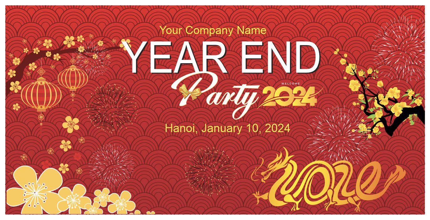 612421 file thiết kế phông nền sân khấu tất niên year end party 2024 corel x7