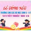 35246 background phông nền lễ tổng kết ra trường mầm non file corel x7