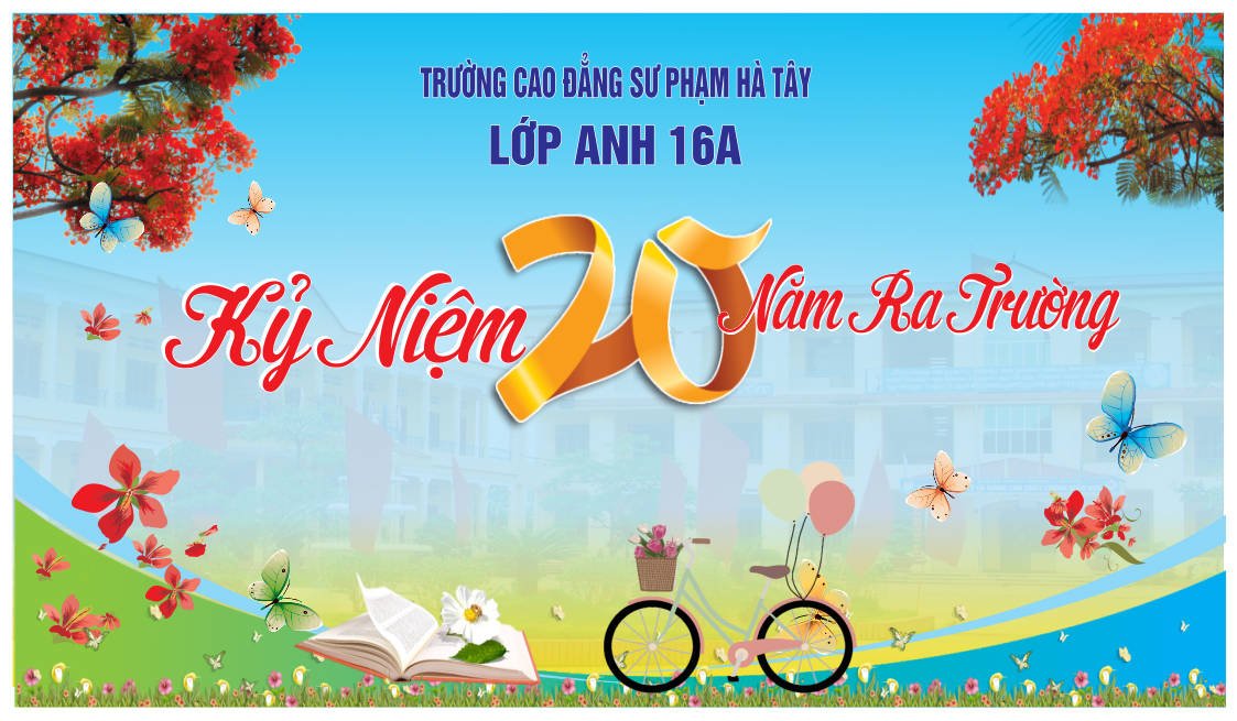 85246 background phông nền họp lớp kỷ niệm ngày ra trường file corel x7