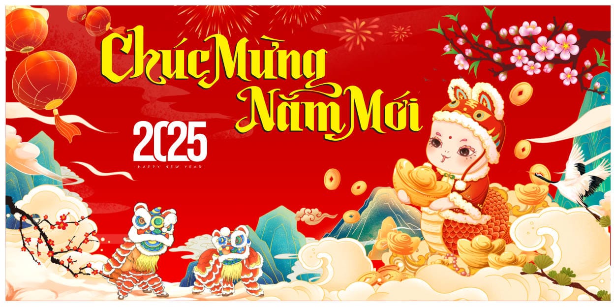811244 background phông nền maket chúc mừng năm mới tết Ất Tỵ 2025 file corel x7