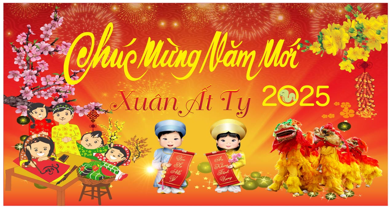 8112412 background phông nền maket chúc mừng năm mới tết Ất Tỵ 2025 file corel x7
