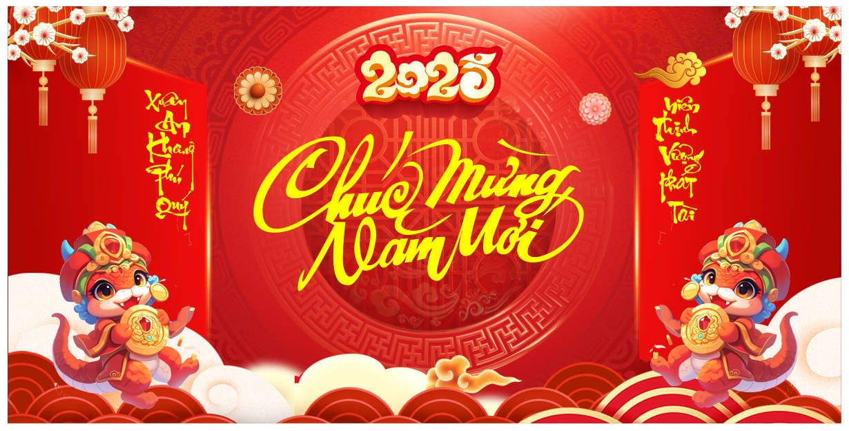 8112413 background phông nền maket chúc mừng năm mới tết Ất Tỵ 2025 file corel x7