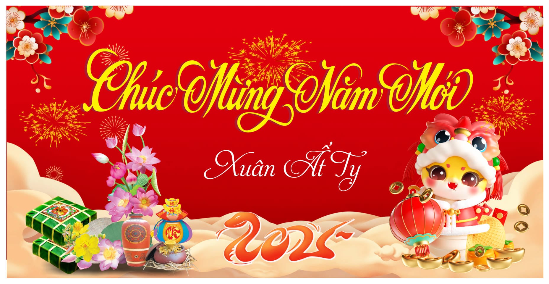8112418 background phông nền maket chúc mừng năm mới tết Ất Tỵ 2025 file corel x7