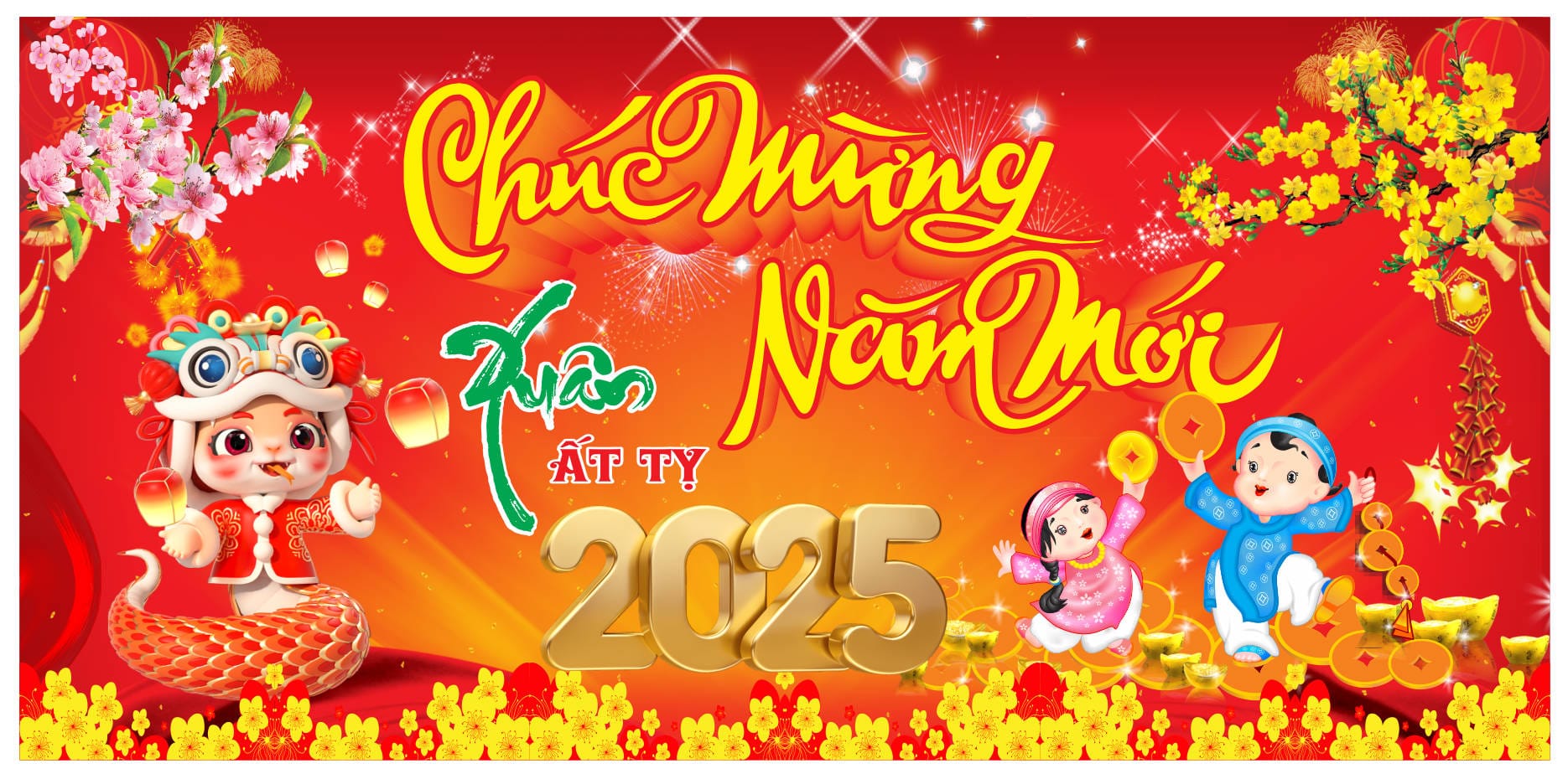 8112426 background phông nền maket chúc mừng năm mới tết Ất Tỵ 2025 file corel x7