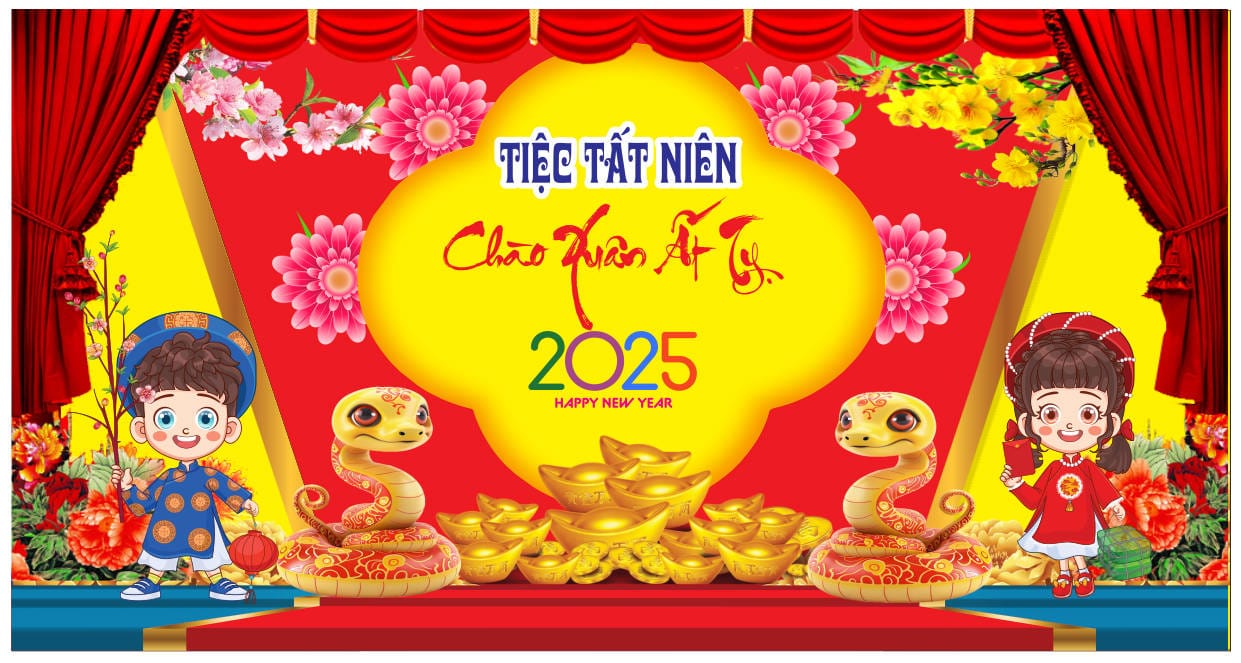 8112430 background phông nền maket chúc mừng năm mới tết Ất Tỵ 2025 file corel x7