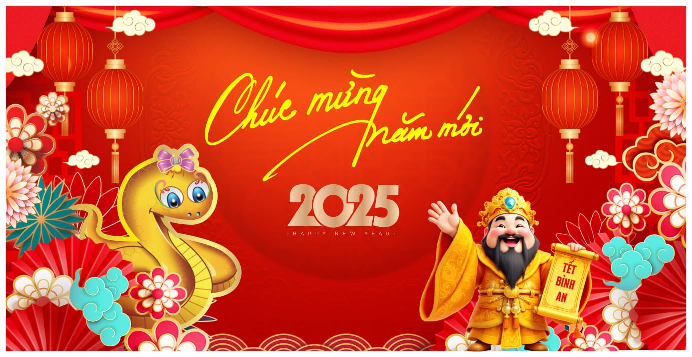 8112436 background phông nền maket chúc mừng năm mới tết Ất Tỵ 2025 file corel x7
