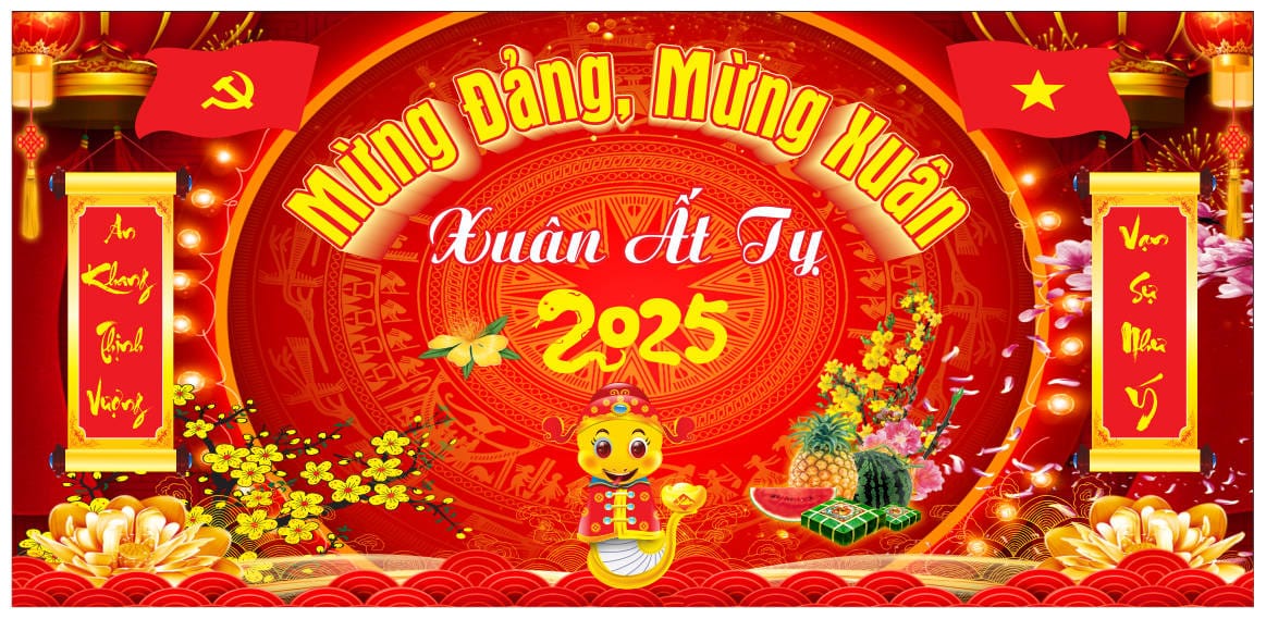 811246 background phông nền maket chúc mừng năm mới tết Ất Tỵ 2025 file corel x7