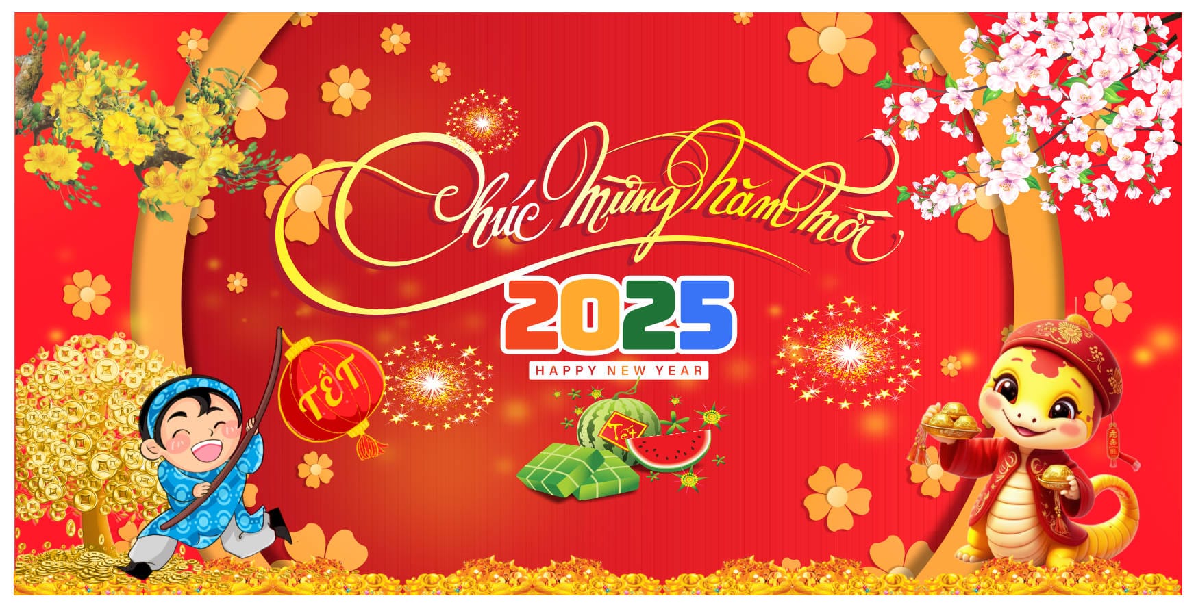 8112453 background phông nền maket chúc mừng năm mới tết Ất Tỵ 2025 file corel x7