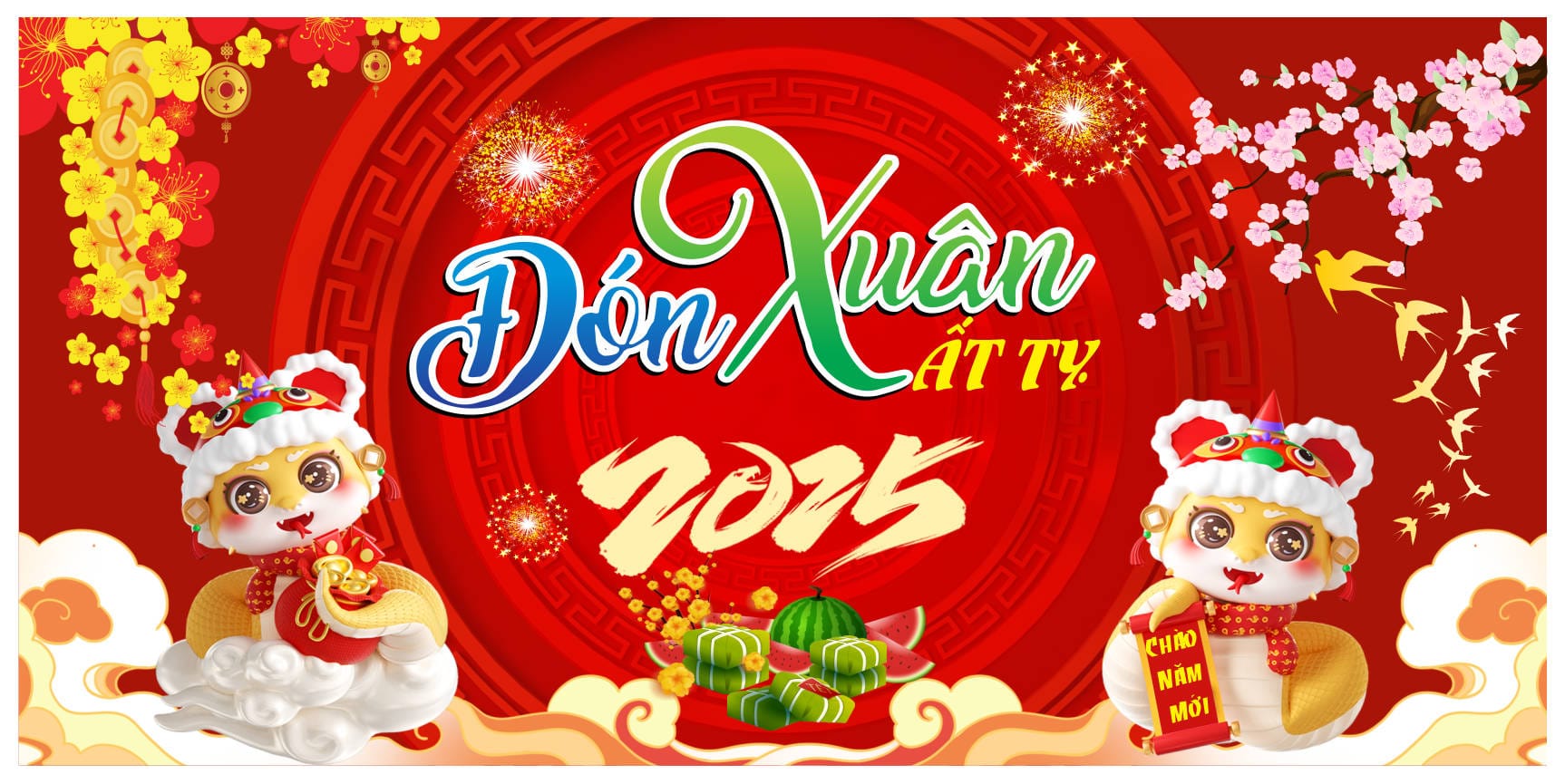 8112454 background phông nền maket chúc mừng năm mới tết Ất Tỵ 2025 file corel x7