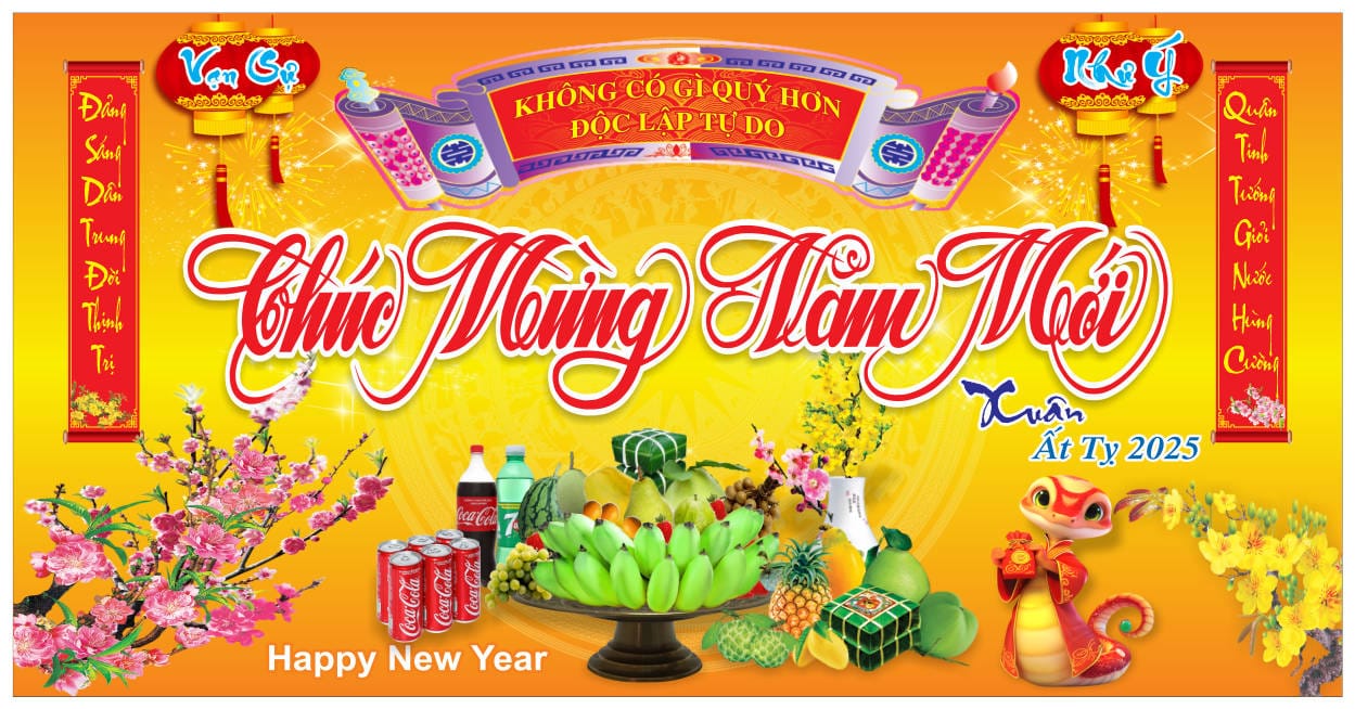 8112478 background phông nền maket chúc mừng năm mới tết Ất Tỵ 2025 file corel x7