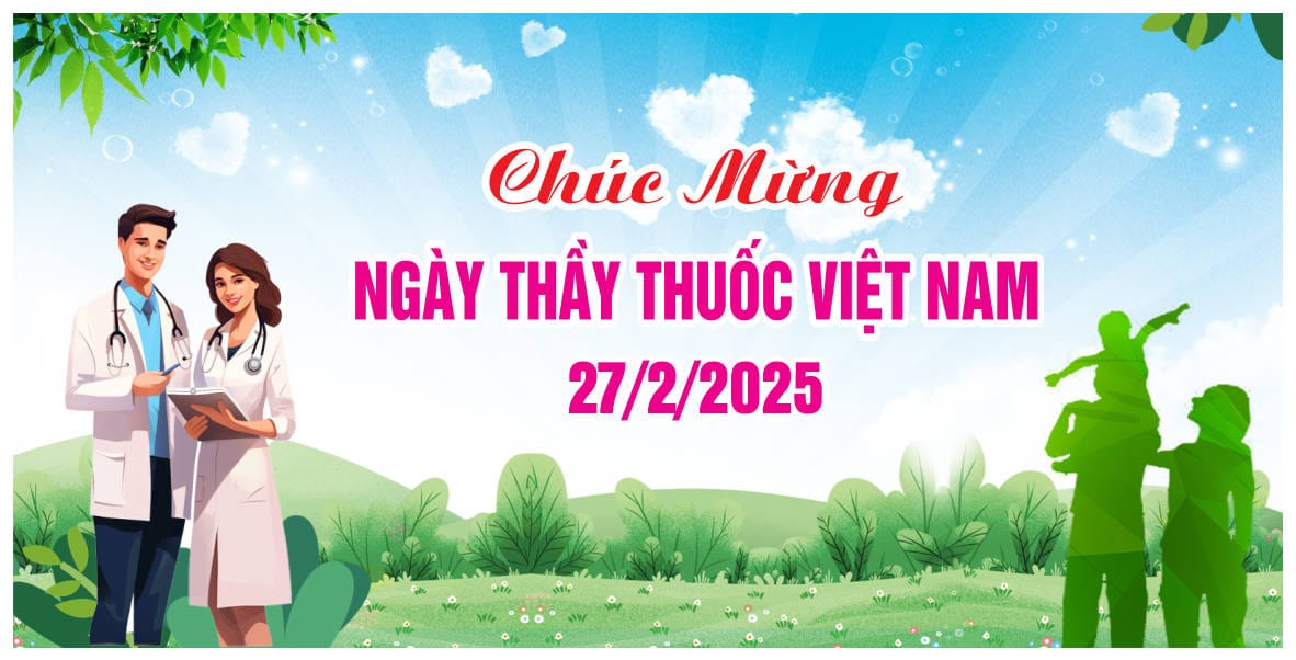 61254 background phông nền maket chúc mừng ngày thầy thuốc Việt Nam 27.2 file corel x7