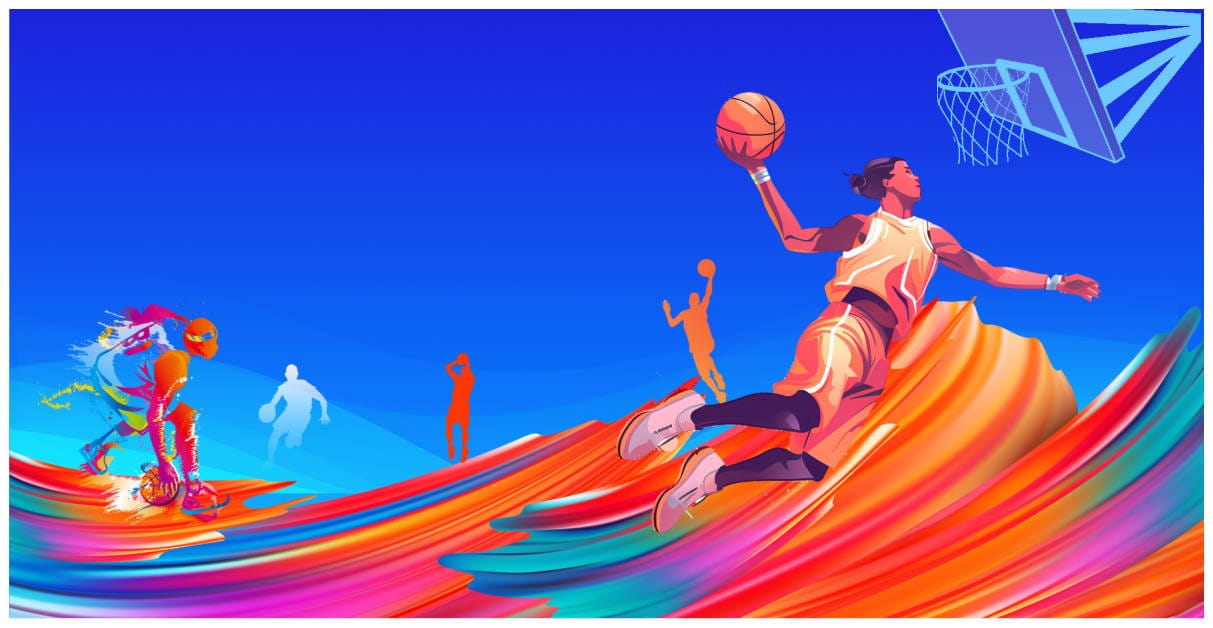 532516 background phông nền maket thể dục thể thao bóng rổ file corel x7