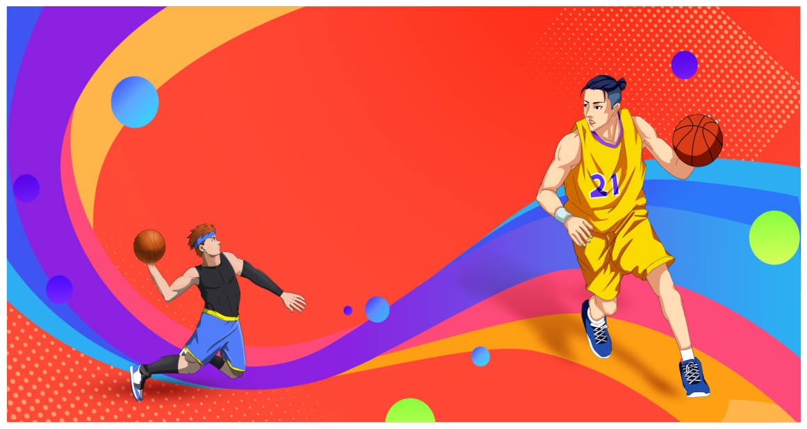 532517 background phông nền maket thể dục thể thao bóng rổ file corel x7