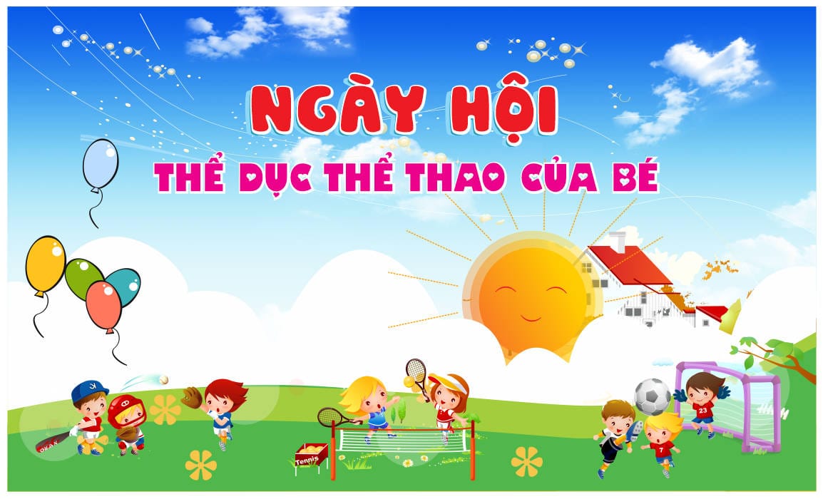 532532 background phông nền maket thể dục thể thao trẻ em file corel x7