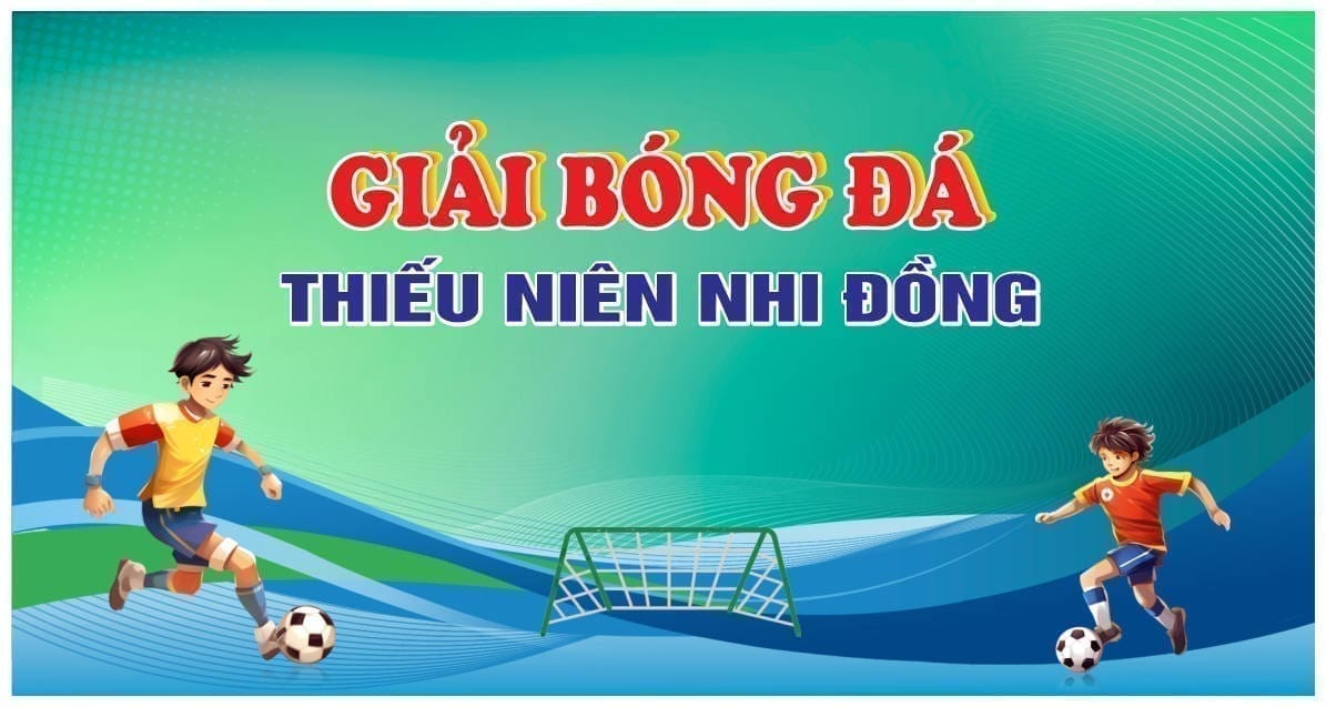 14255 background phông nền maket thể thao bóng đá thiếu nhi file corel x7