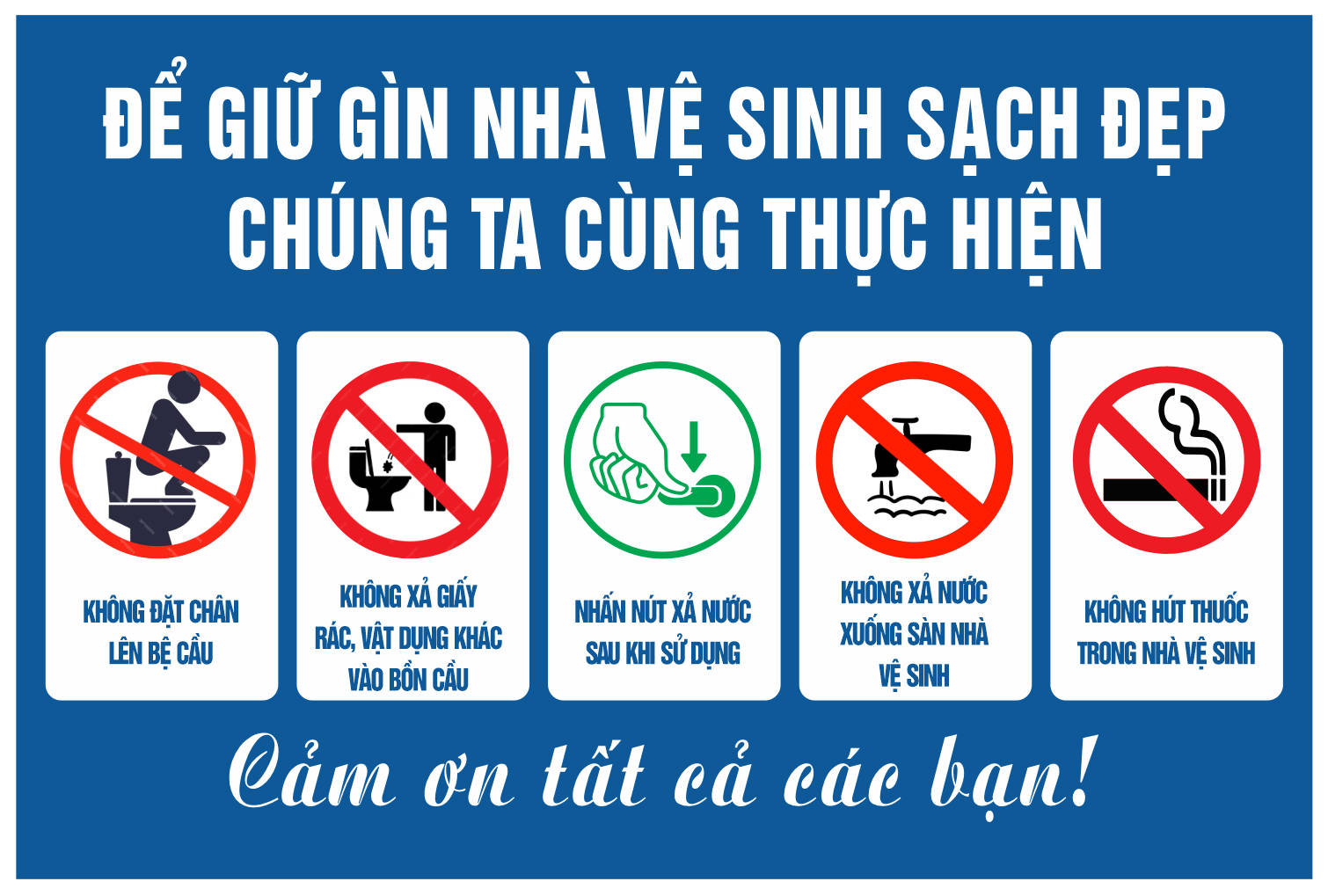54257 bảng nội quy nhà vệ sinh học sinh file corel 12
