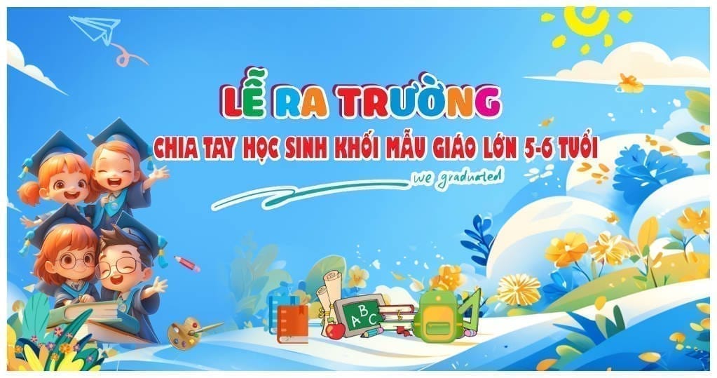 64258 background phông nền maket lễ tổng kết ra trường mầm non file corel x7