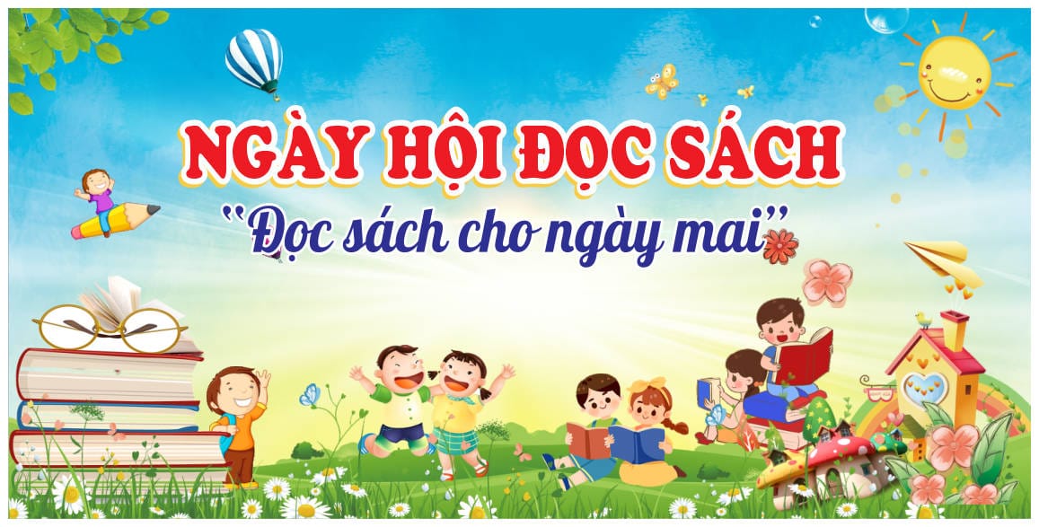 832519 background phông nền maket thư viện ngày hội đọc sách file corel x7