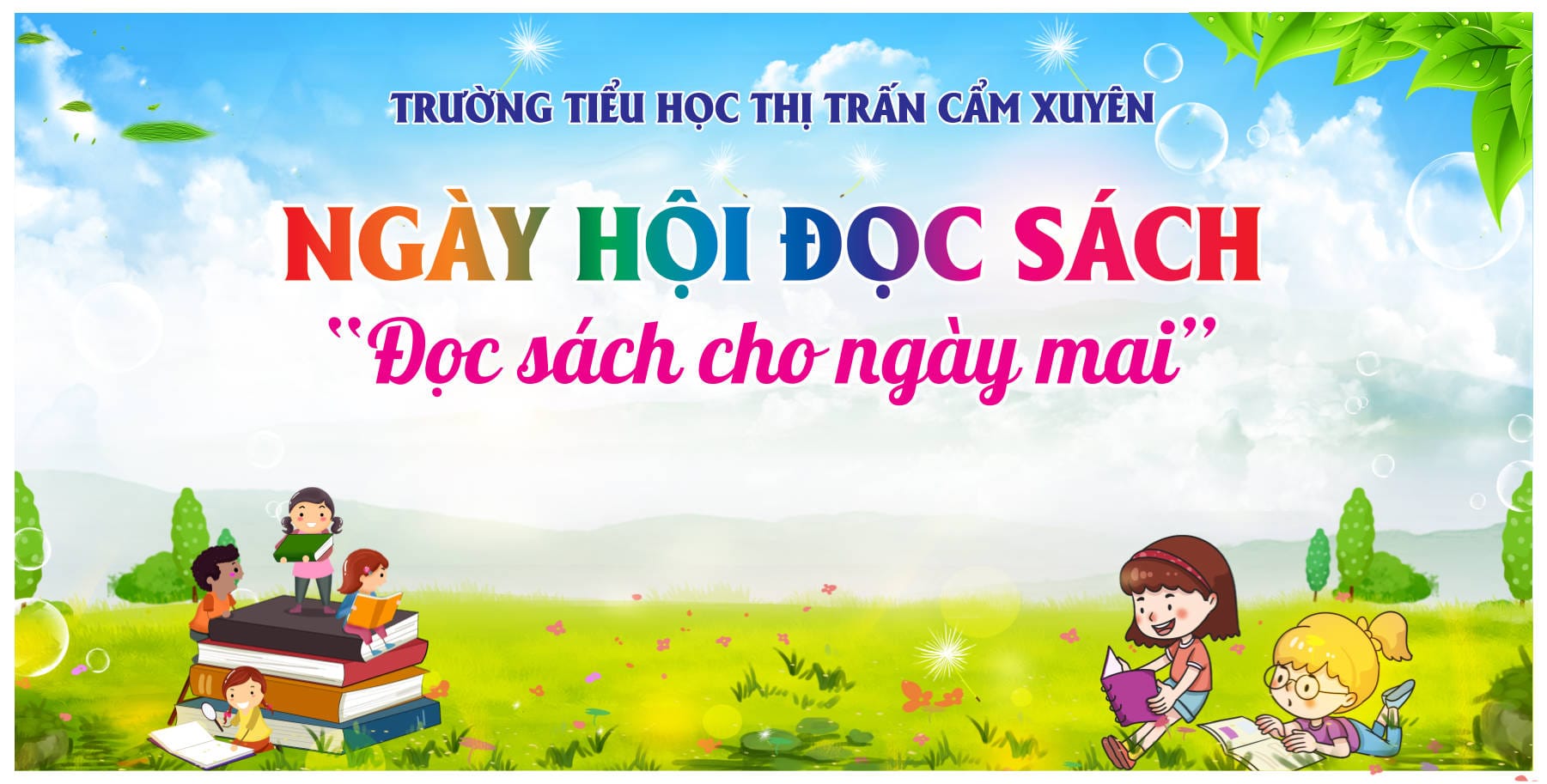832529 background phông nền maket thư viện ngày hội đọc sách file corel x7