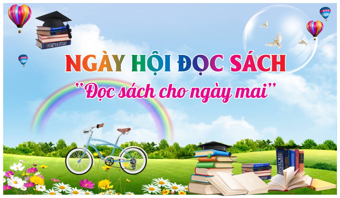 83253 background phông nền maket thư viện ngày hội đọc sách file corel x7