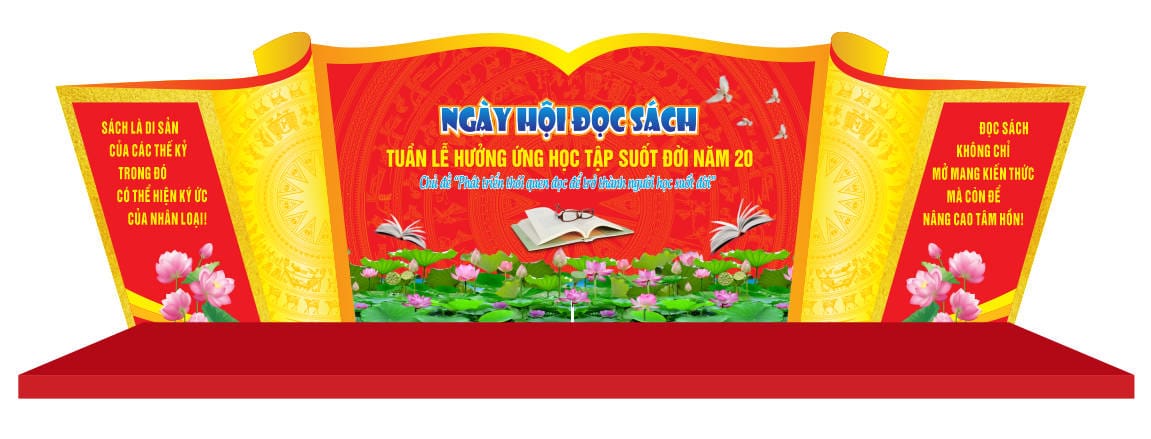 832540 background phông nền maket thư viện ngày hội đọc sách file corel x7