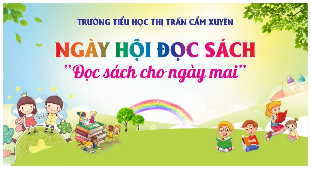 83256 background phông nền maket thư viện ngày hội đọc sách file corel x7