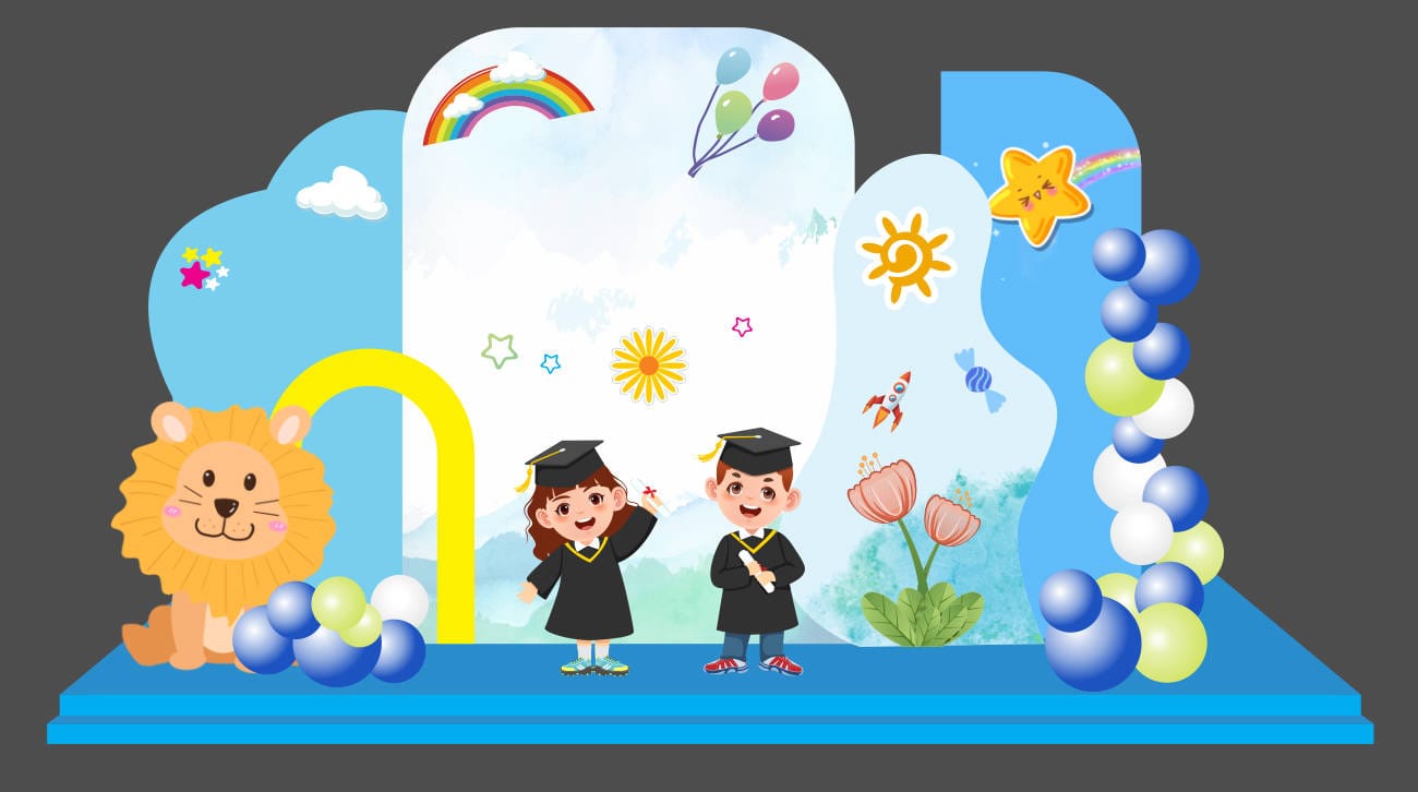 642534 file thiết kế trang trí lễ tổng kết tốt nghiệp ra trường corel x7