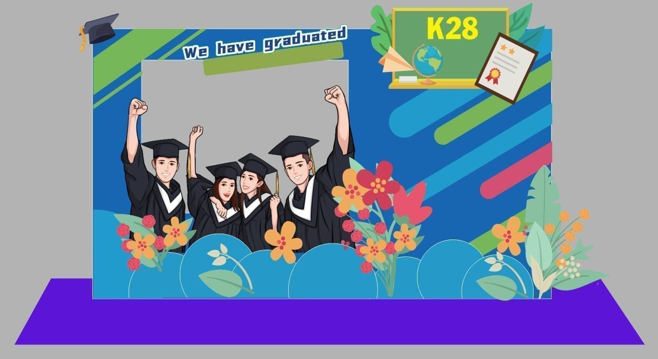 642537 file thiết kế trang trí lễ tổng kết tốt nghiệp ra trường corel x7
