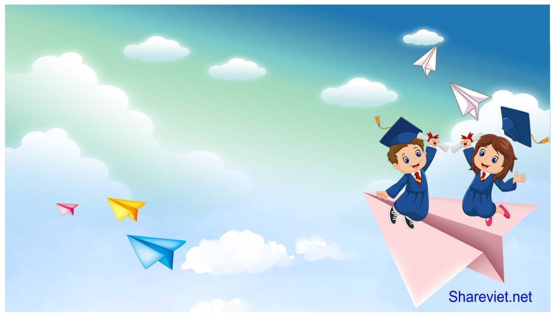 642559 background phông nền maket lễ tổng kết ra trường mầm non file corel x7