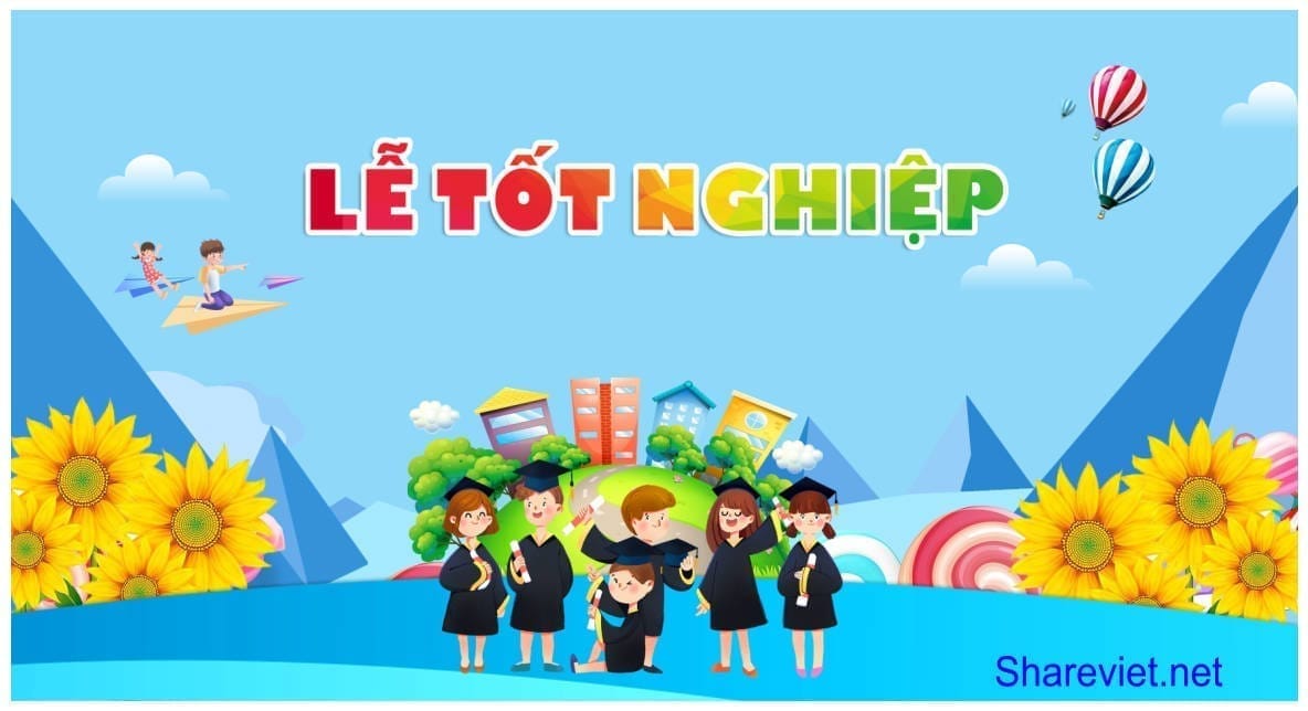642568 background phông nền maket lễ tổng kết ra trường mầm non file corel x7