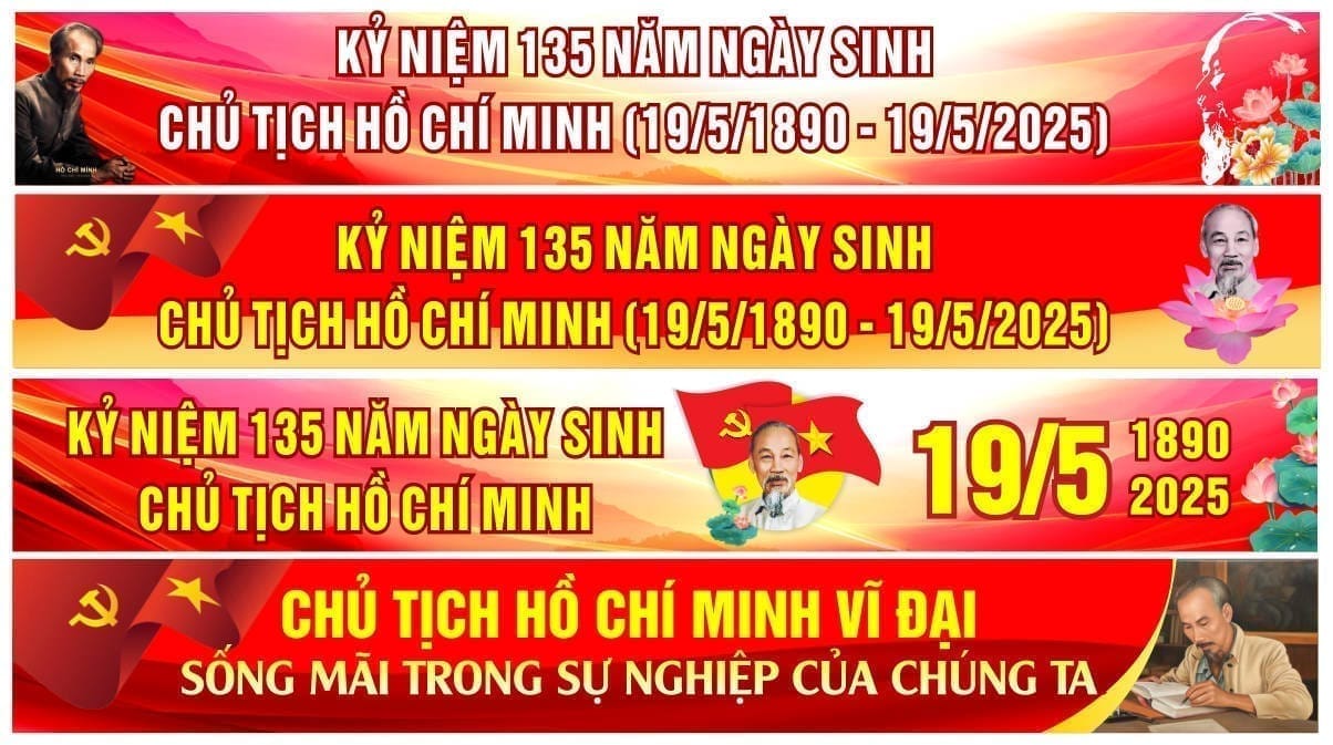 842514 băng rôn kỷ niệm ngày sinh chủ tịch Hồ Chí Minh corel x7