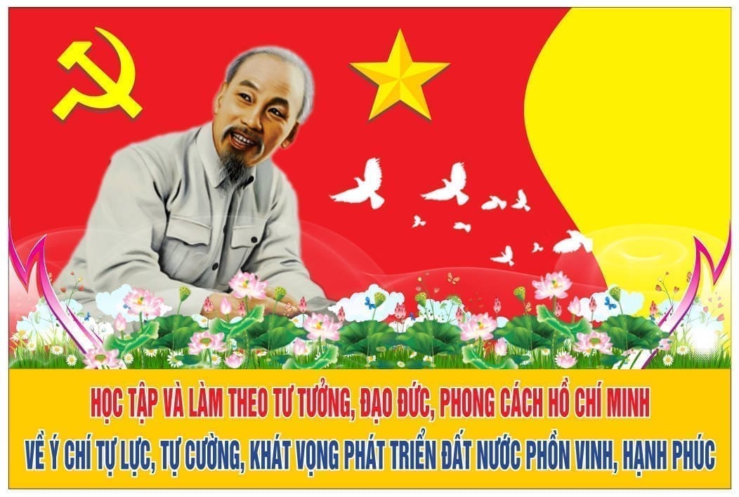 84258 background phông nền maket kỷ niệm ngày sinh chủ tịch Hồ Chí Minh corel x7