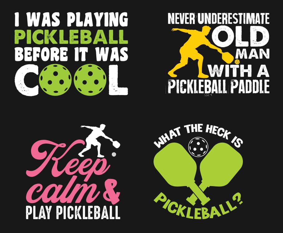 562512 vector thiết kế in áo phông thể thao pickleball file corel 12