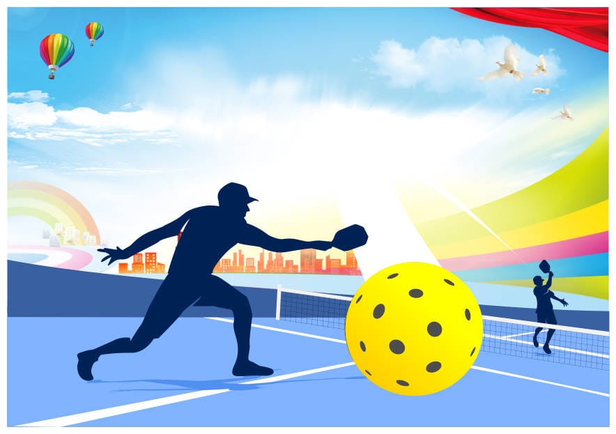 562514 background phông nền maket thể thao pickleball file corel x7