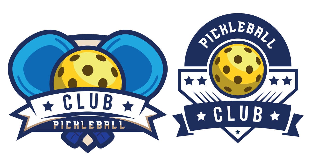 56256 vector thiết kế logo thể thao pickleball file corel 12