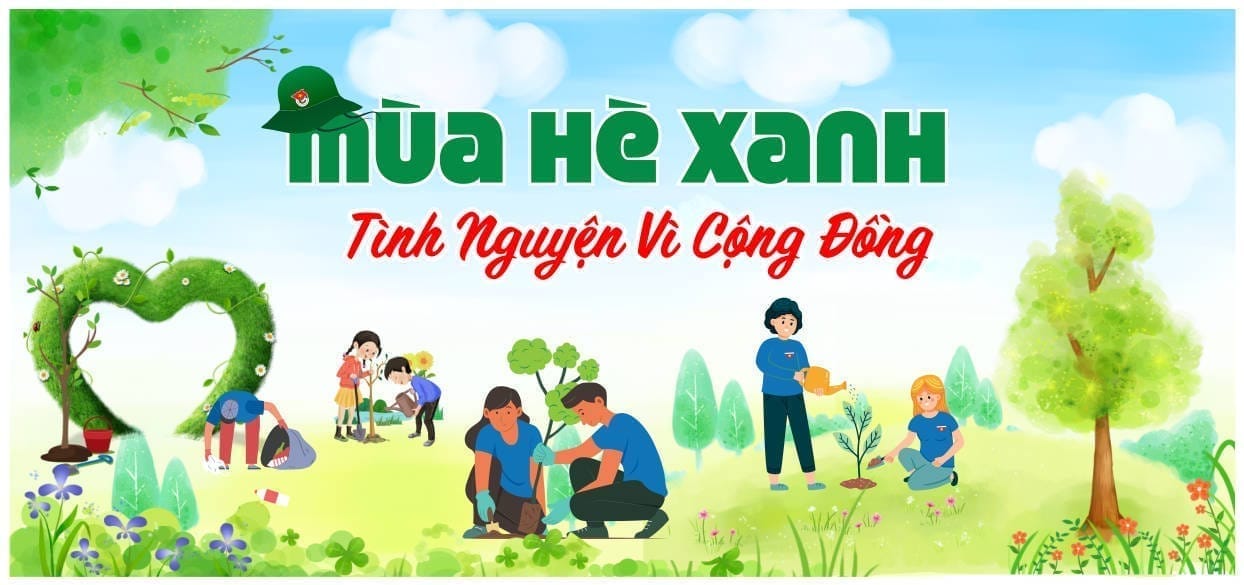 86253 background phông nền maket chiến dịch thanh niên tình nguyện hè file corel x7
