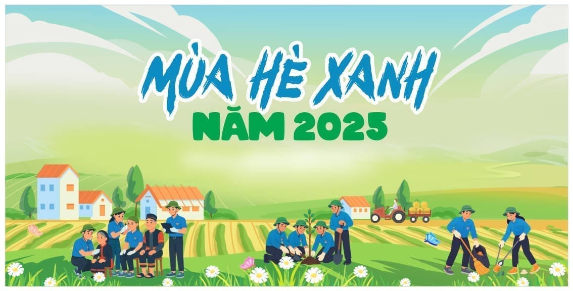 86254 background phông nền maket chiến dịch thanh niên tình nguyện hè file corel x7