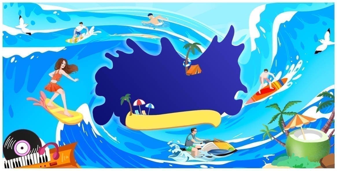 1062533 background phông nền biển mùa hè trang trí bể bơi công viên nước file corel x7