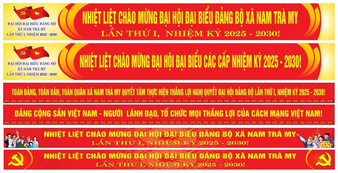17251 file thiết kế trang trí tuyên truyền đại hội Đảng file corel x7