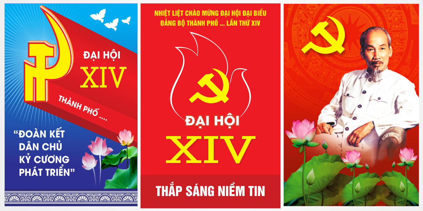 172514 file thiết kế trang trí tuyên truyền đại hội Đảng file corel x7