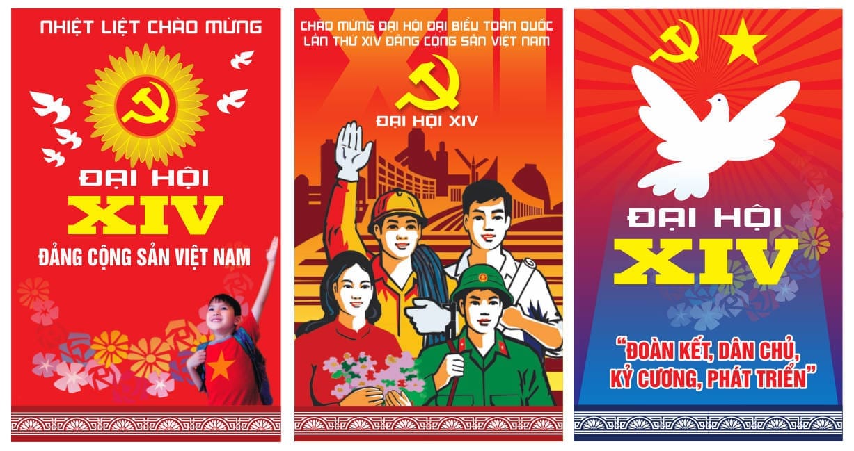 172515 file thiết kế trang trí tuyên truyền đại hội Đảng file corel x7
