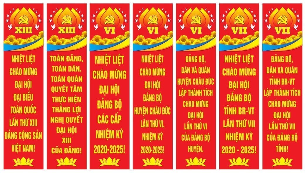 172520 file thiết kế trang trí tuyên truyền đại hội Đảng file corel x7
