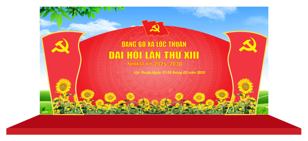 172523 file thiết kế trang trí tuyên truyền đại hội Đảng file corel x7