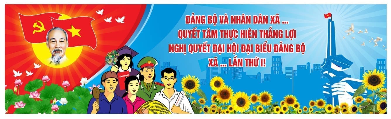172525 file thiết kế trang trí tuyên truyền đại hội Đảng file corel x7
