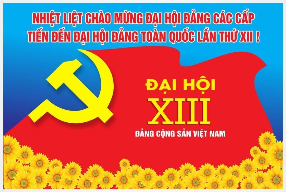 172534 file thiết kế trang trí tuyên truyền đại hội Đảng file corel x7