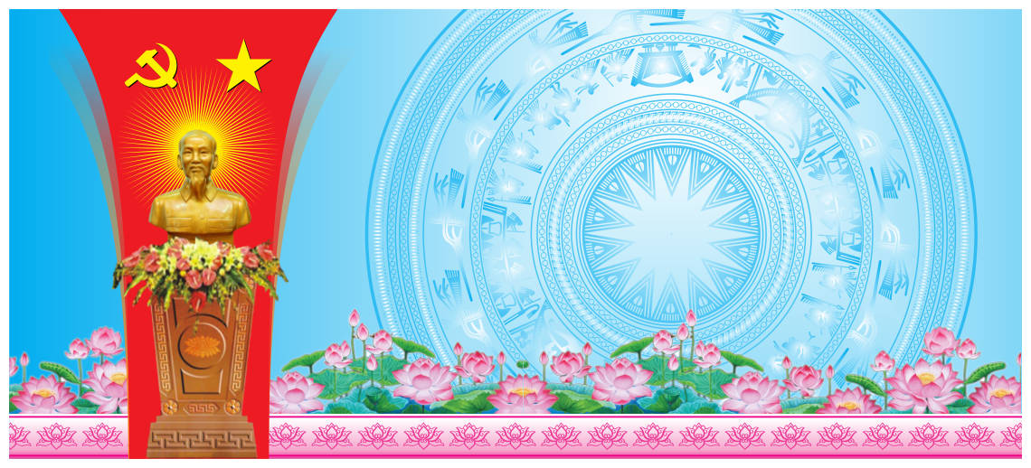 172539 file thiết kế trang trí tuyên truyền đại hội Đảng file corel x7