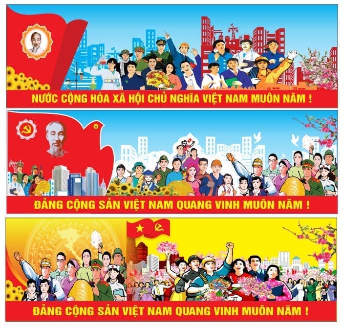 172540 file thiết kế trang trí tuyên truyền đại hội Đảng file corel x7