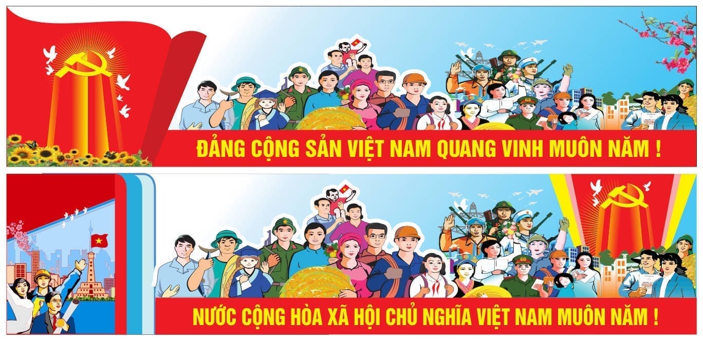 172541 file thiết kế trang trí tuyên truyền đại hội Đảng file corel x7